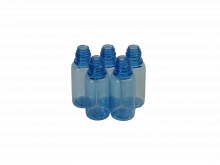 10 ml Tropf-Flasche PET in blau ( transluzent )