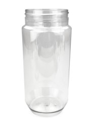 750 ml PET-Cylindrical Zylinderdose klar (70/400) – ohne Deckel